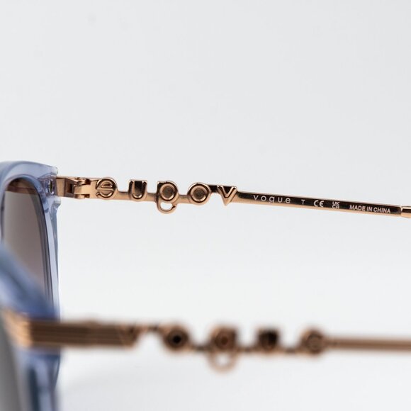 Vogue Women Sunglasses Purple Violet Brown Gradient Cat Eye VO5460S BRAND NEW - Picture 4 of 8